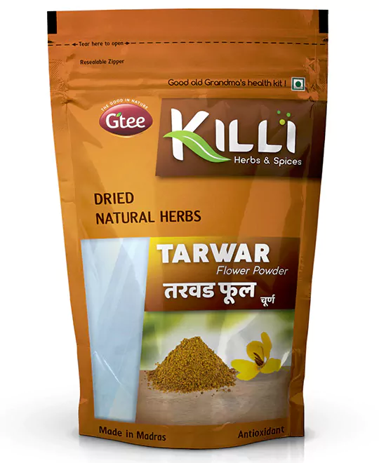 KILLI Aavarampoo | Tarwar | Avaram | Tangedu | Aavarike Flower Powder, 50g