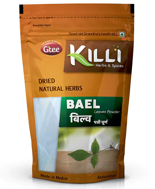 KILLI Bael | Vilvam | Bilva | Koovalam | Maredu | Bilvapatre Leaves Powder, 50g KILLI Bael | Vilvam | Bilva | Koovalam | Maredu | Bilvapatre Leaves Powder, 50g