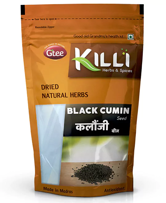 KILLI Black Cumin | Karunjeeragam | Kalonji Seed, 100g