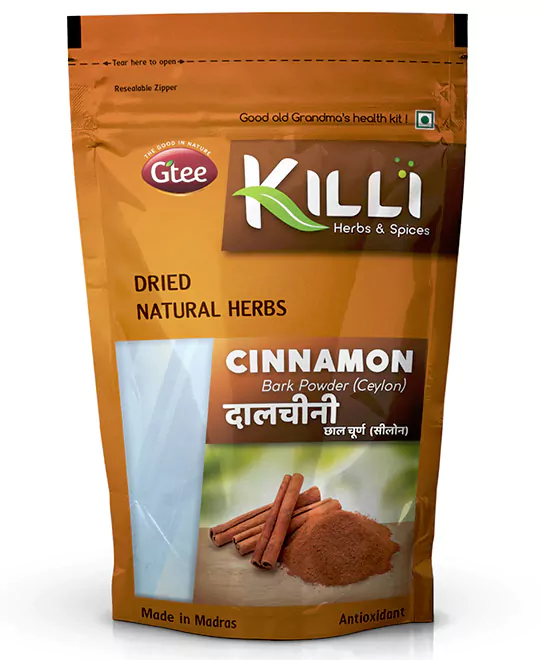 KILLI Ceylon Cinnamon | Lavanga Pattai | Dalchini | Patta Bark Powder, 50g