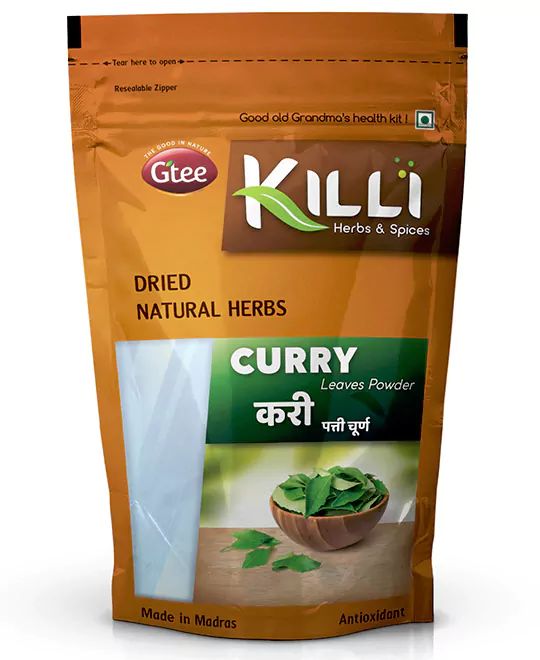 KILLI Curry | Kariveppilai | Kariveppu | Karivepa | Karibevu Leaves Powder, 100g