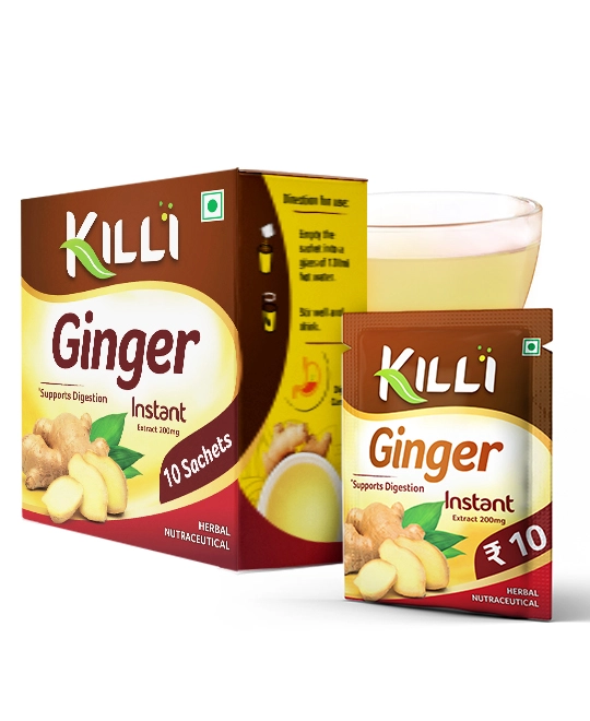 KILLI Ginger Instant Extract, 10 Sachets
