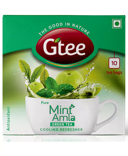 GTEE Green Tea - Mint, 10 Tea Bags