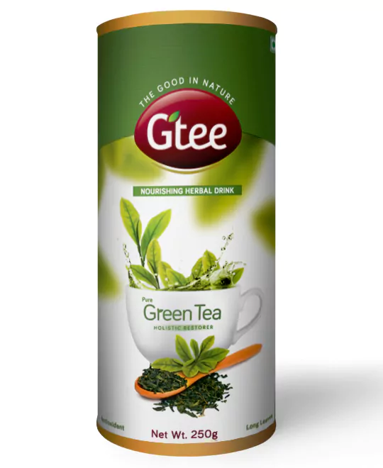 GTEE Green Tea Leaves Can, 250g