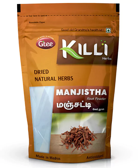 KILLI Manjistha | Rubia cordifolia | Manjith Root Powder, 100g