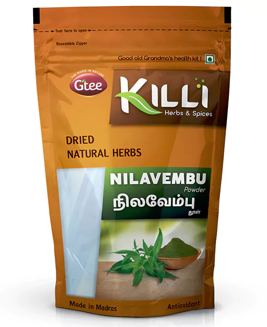 KILLI Nilavembu | Chirata | Kirayata | Andrographis paniculata | Kalmegh Powder, 100g