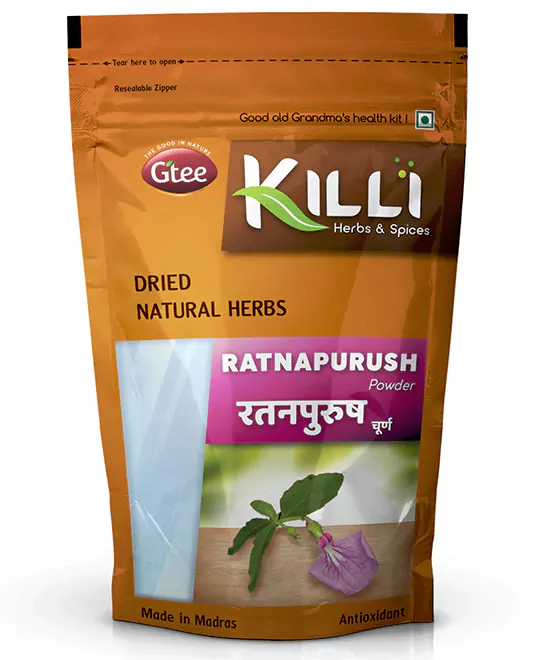 KILLI Spade Flower | Orithal Thamarai | Ratnapurush | Orilai Thamarai | Ratnapurusha | Purusharathna Powder, 100g