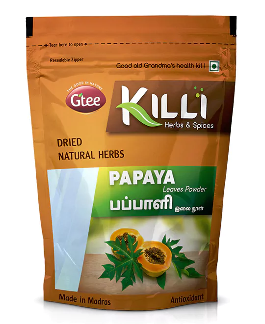 KILLI Papaya Leaves Powder, 50g