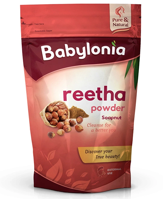 Babylonia Reetha | Soapnut Powder, 100g
