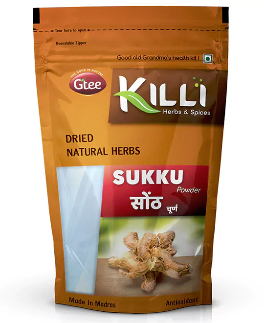 KILLI Dry Ginger | Sukku | Sonth | Chukku | Sonti | Onashunti, 100g