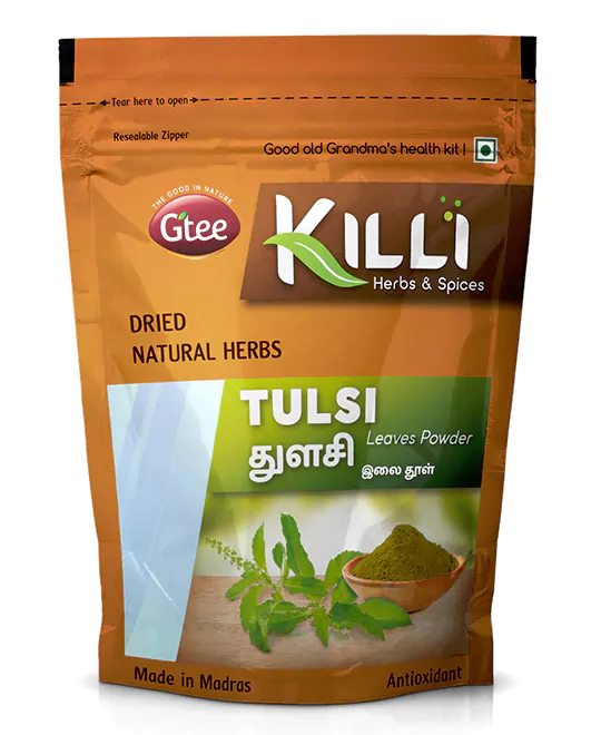 KILLI Tulsi | Holy basil | Thulasi Leaves Powder, 50g