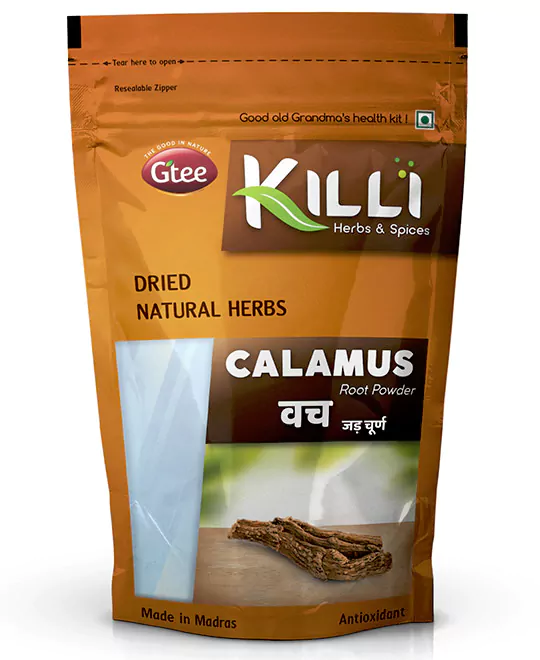 KILLI Calamus | Vasambu | Vach | Vayambu | Vasa | Baje Root Powder, 100g